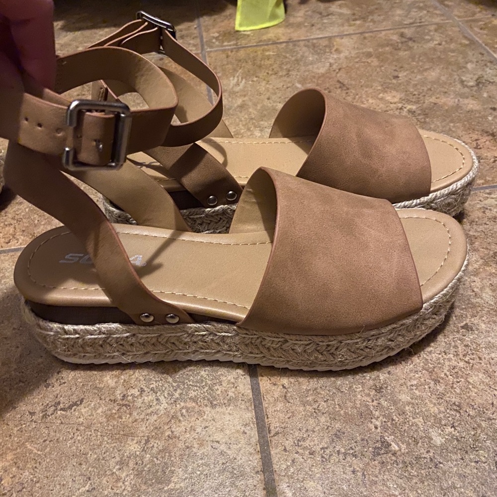 Brown sandals